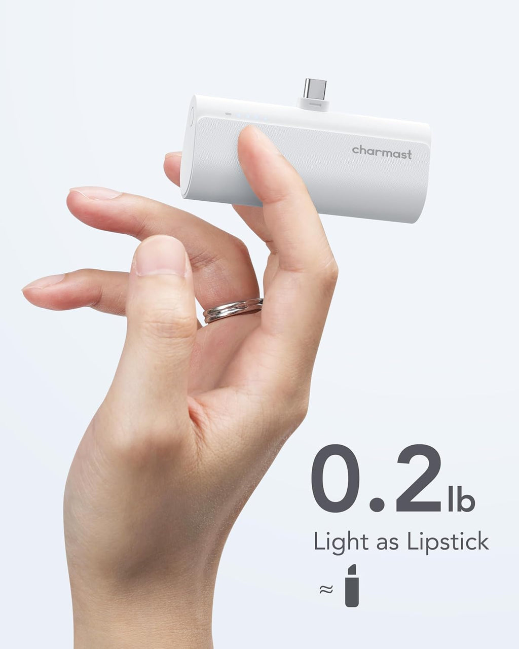 Cargador portátil charmast USB C para iPhone 17\/16\/15, paquete de...
