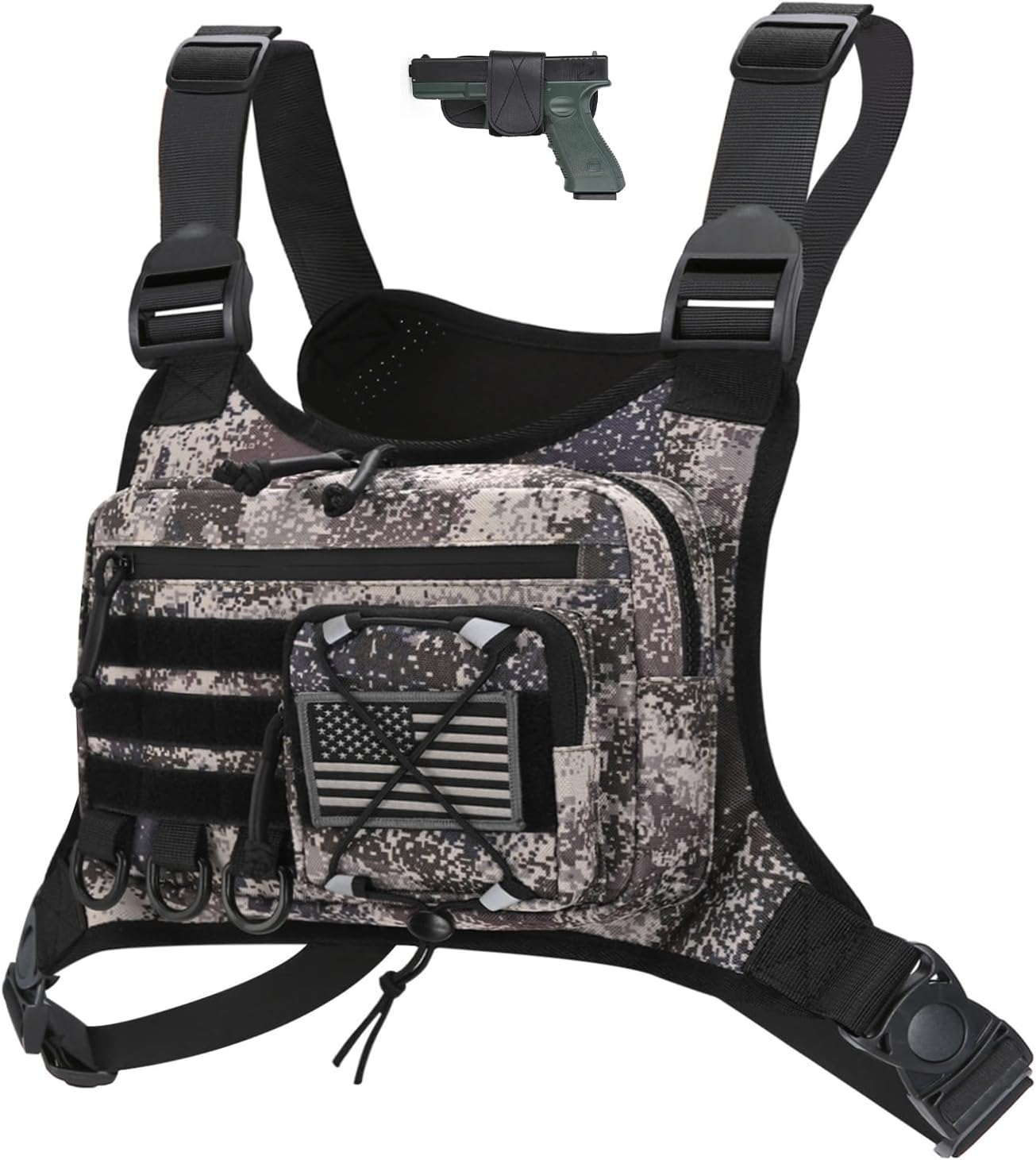 koculemi Bolsa de Pecho para Deportes al Aire Libre para Hombres, F...