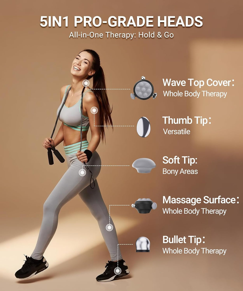 HYAKO Masajeador Pro Max Therapy \u2013 Vibración de tejido profund...