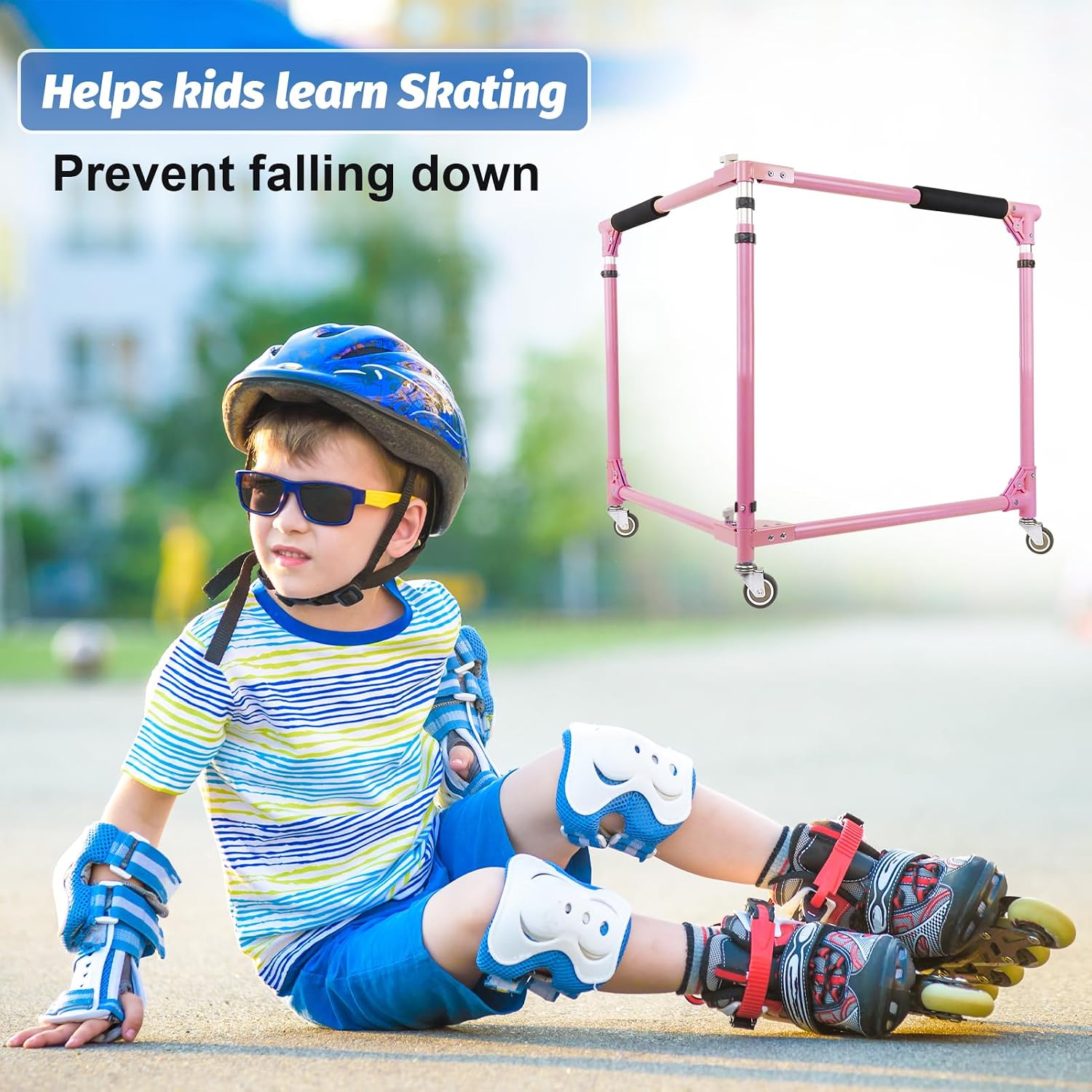 GanFindX Patinador plegable para niños, patinaje sobre ruedas, entr...