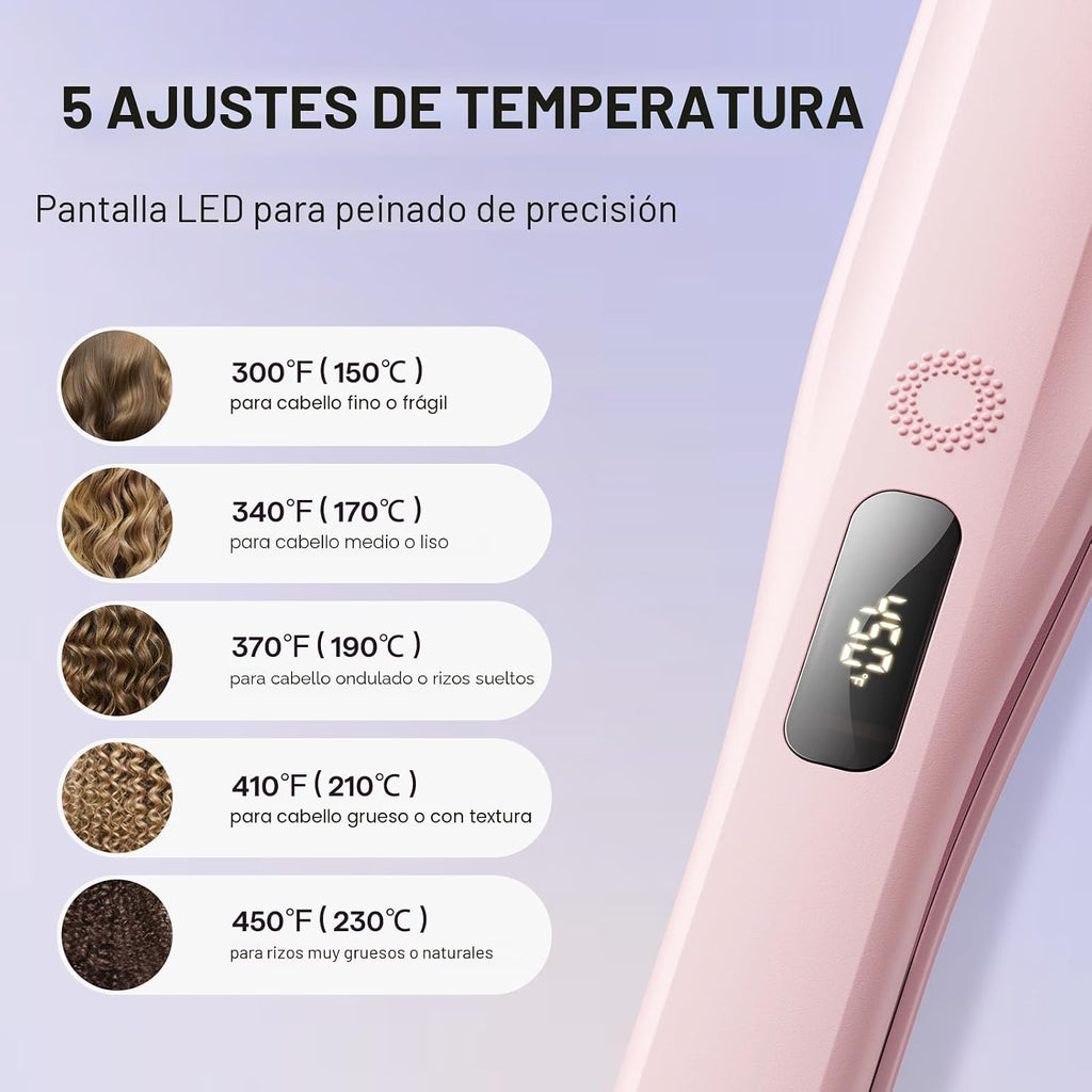 Wavytalk Plancha de pelo a vapor, sesión de vapor, reduce el daño,...
