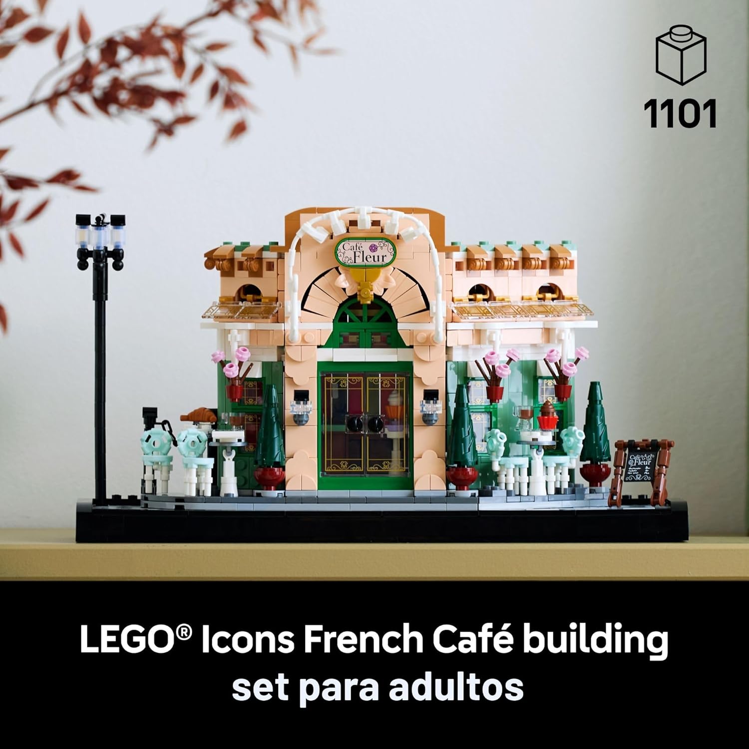 LEGO Icons Café Francés de París - Kit de Construcción - Set DIY pa...