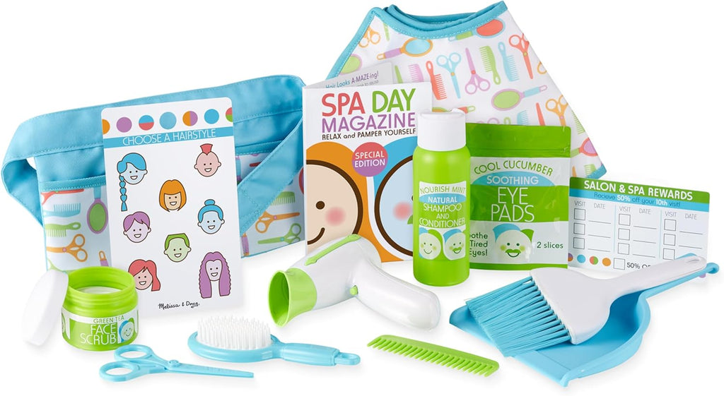 Melissa &amp; Doug Love Your Look - Set de juego de salón y spa