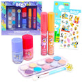Bluey Beauty Set - Paquete de maquillaje con paleta de brillo de oj...