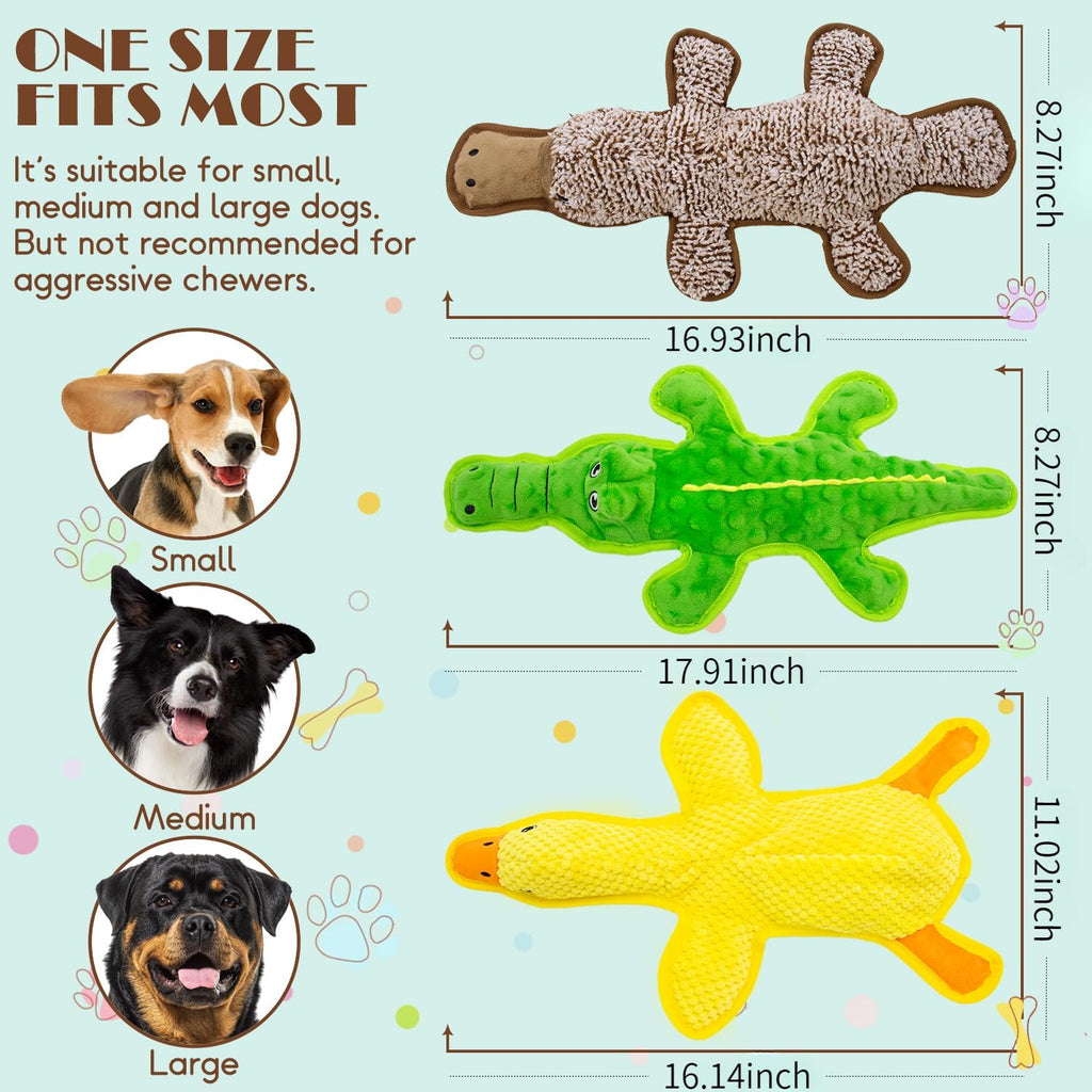 MAOOOOB Juguetes para perros con sonido de chasquido sin relleno -...