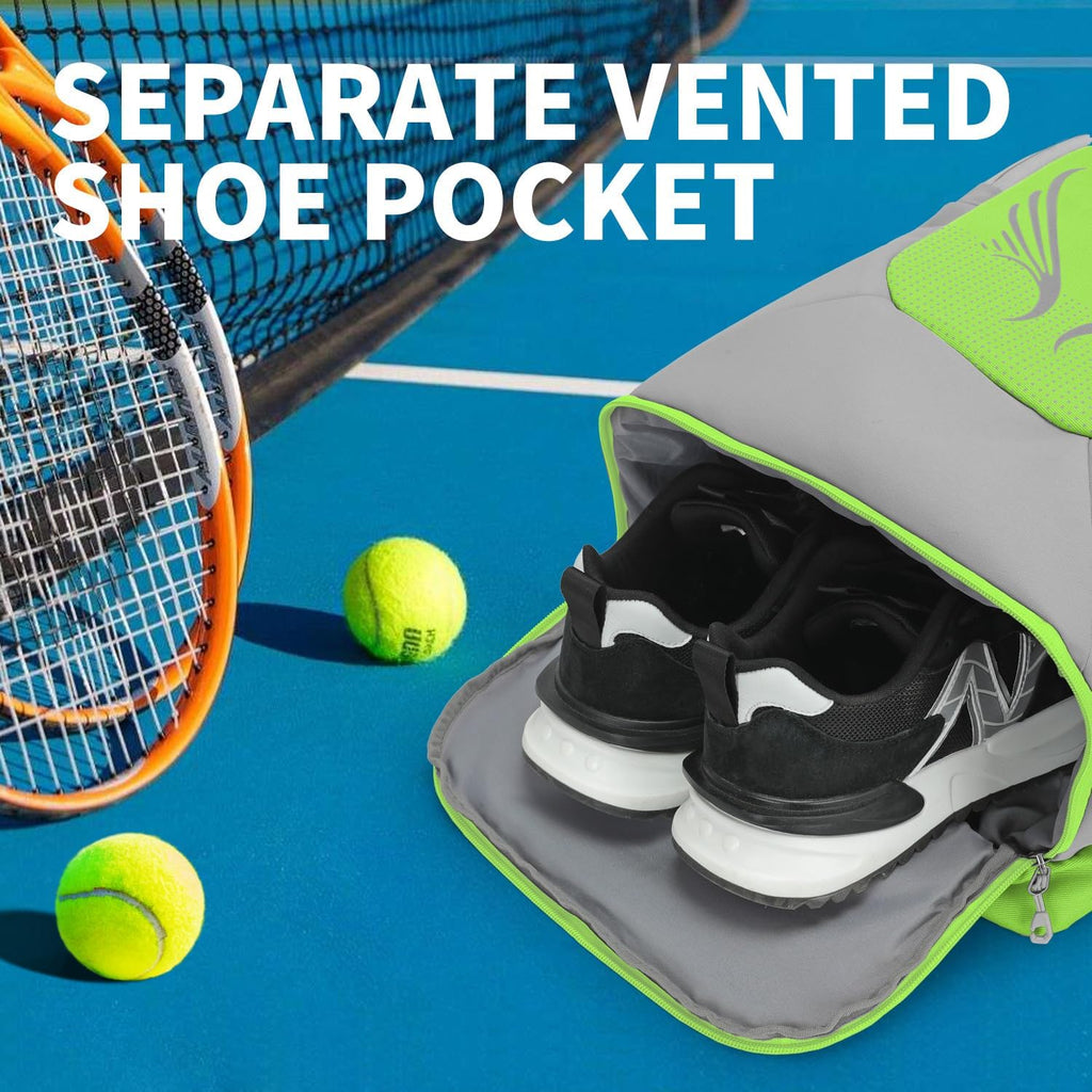 INOXTO Mochila de tenis de 40L para hombres y mujeres, bolsa grande...