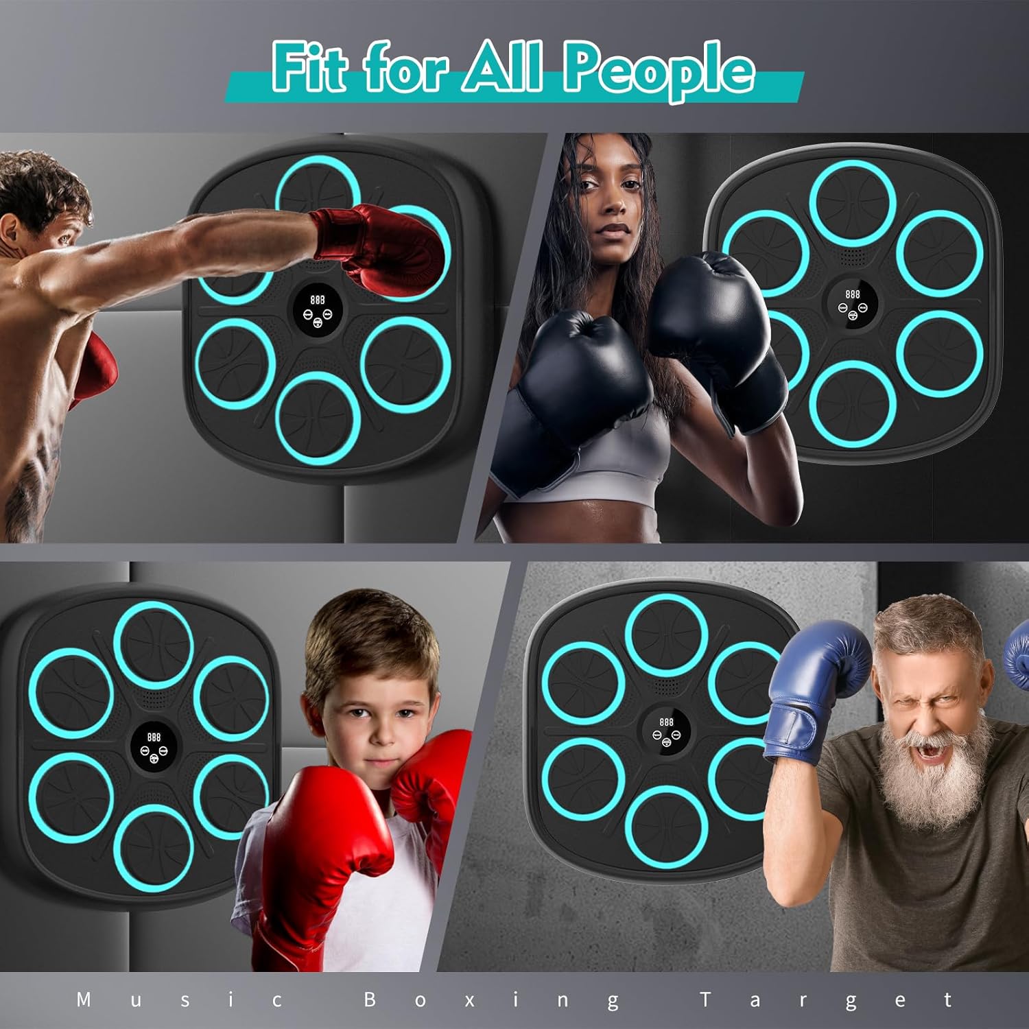Yucate Music Boxing Machine, Saco de Boxeo montado en la Pared con...