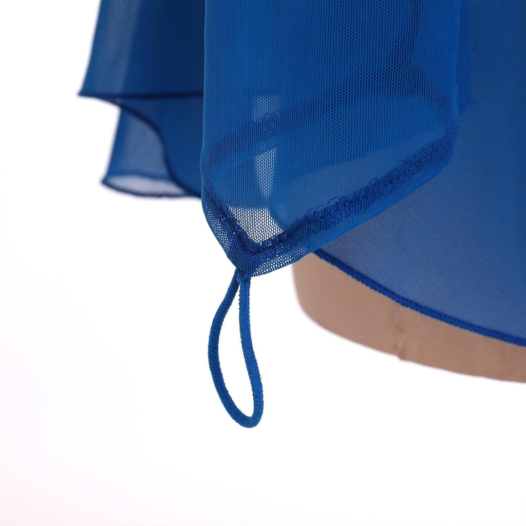 ODASOD - Vestido de patinaje sobre hielo para mujer, malla con bord...