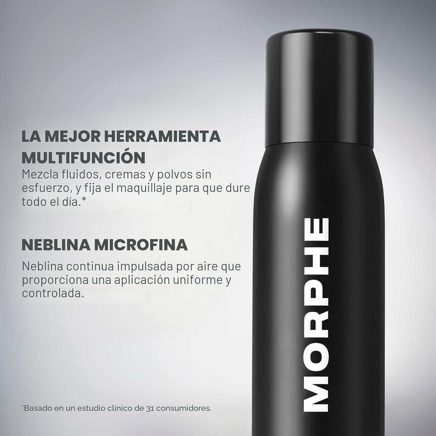 Morphe Mini Rocío Fijador Continuo - Microfino, Spray Fijador de Ma...