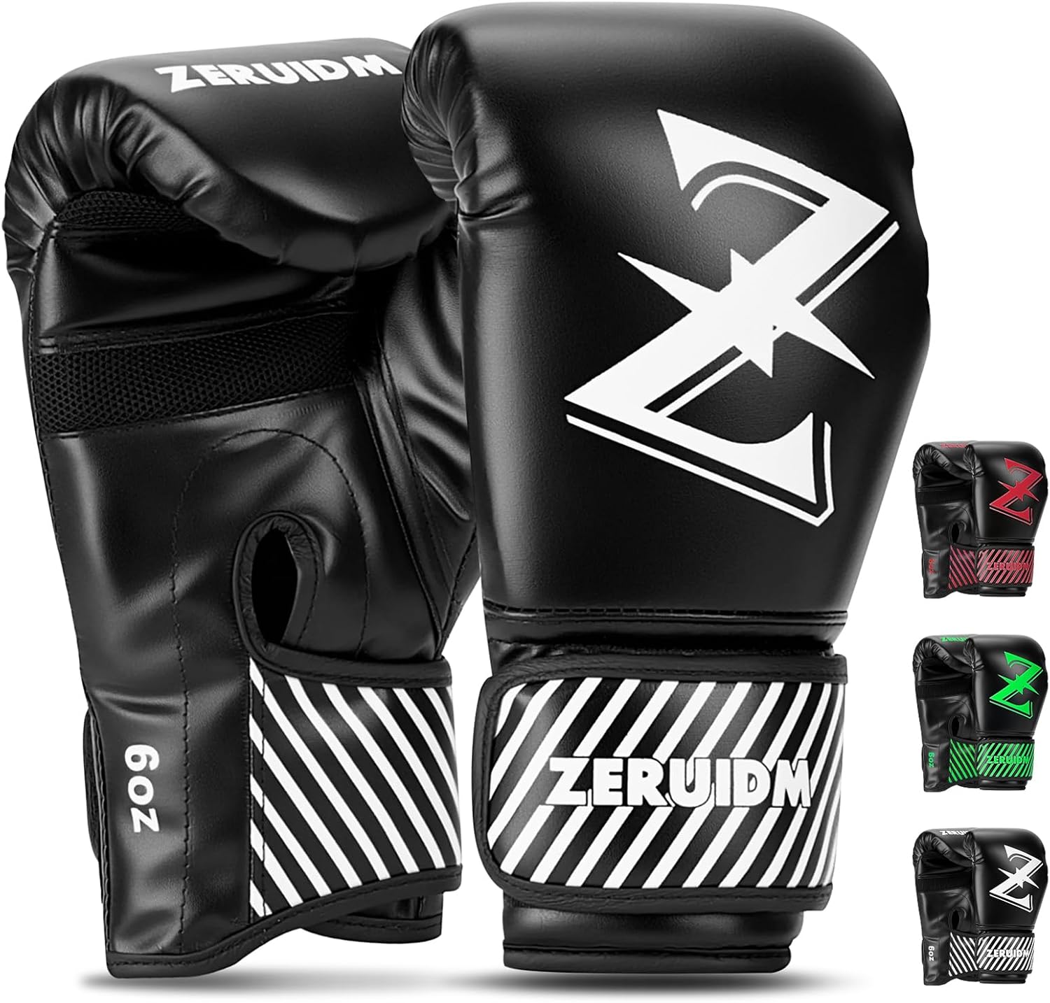 Guantes de boxeo para niños de 6 oz, guantes de entrenamiento juven...
