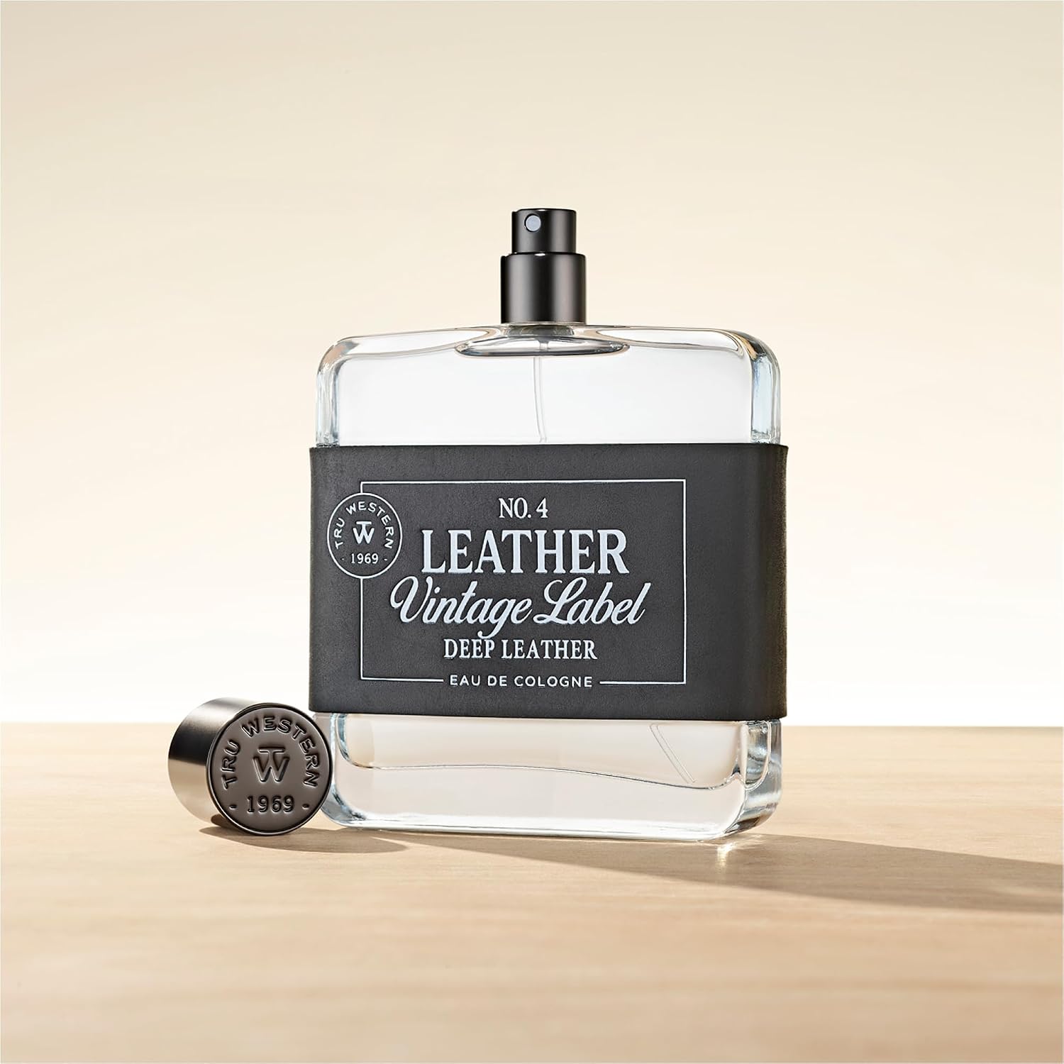 Tru Fragrance Beauty Nº 4 Cuero Vintage Etiqueta Cuero Profundo