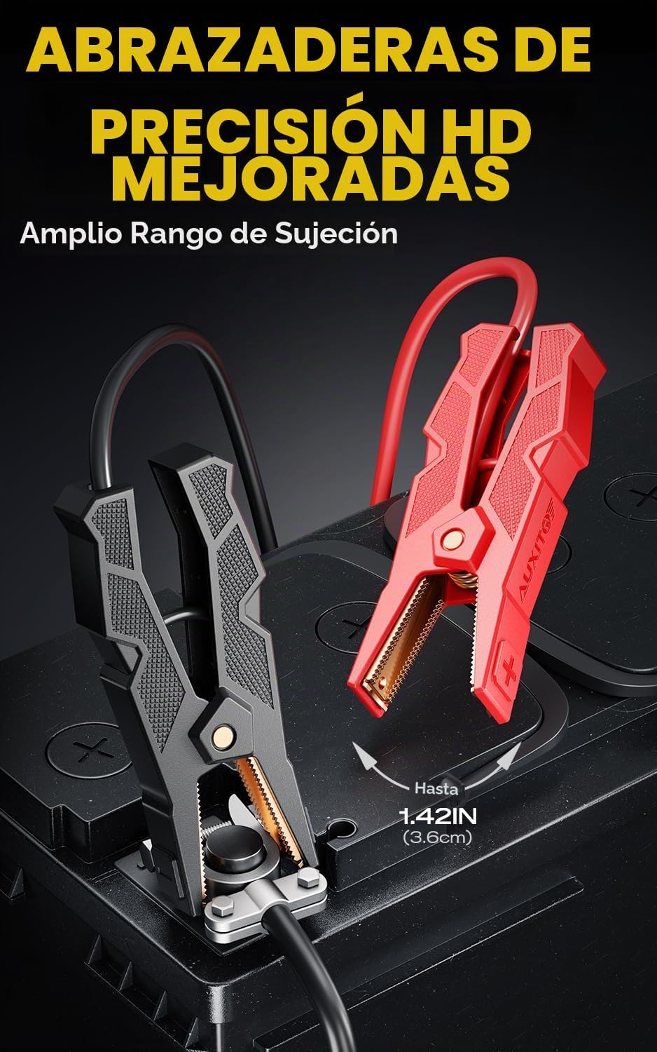 AUXITO T5 9000A - Arrancador de batería de coche resistente para to...