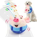 BABORUI Juguetes Interactivos para Perros Cerdo, Juguetes Saltarine...