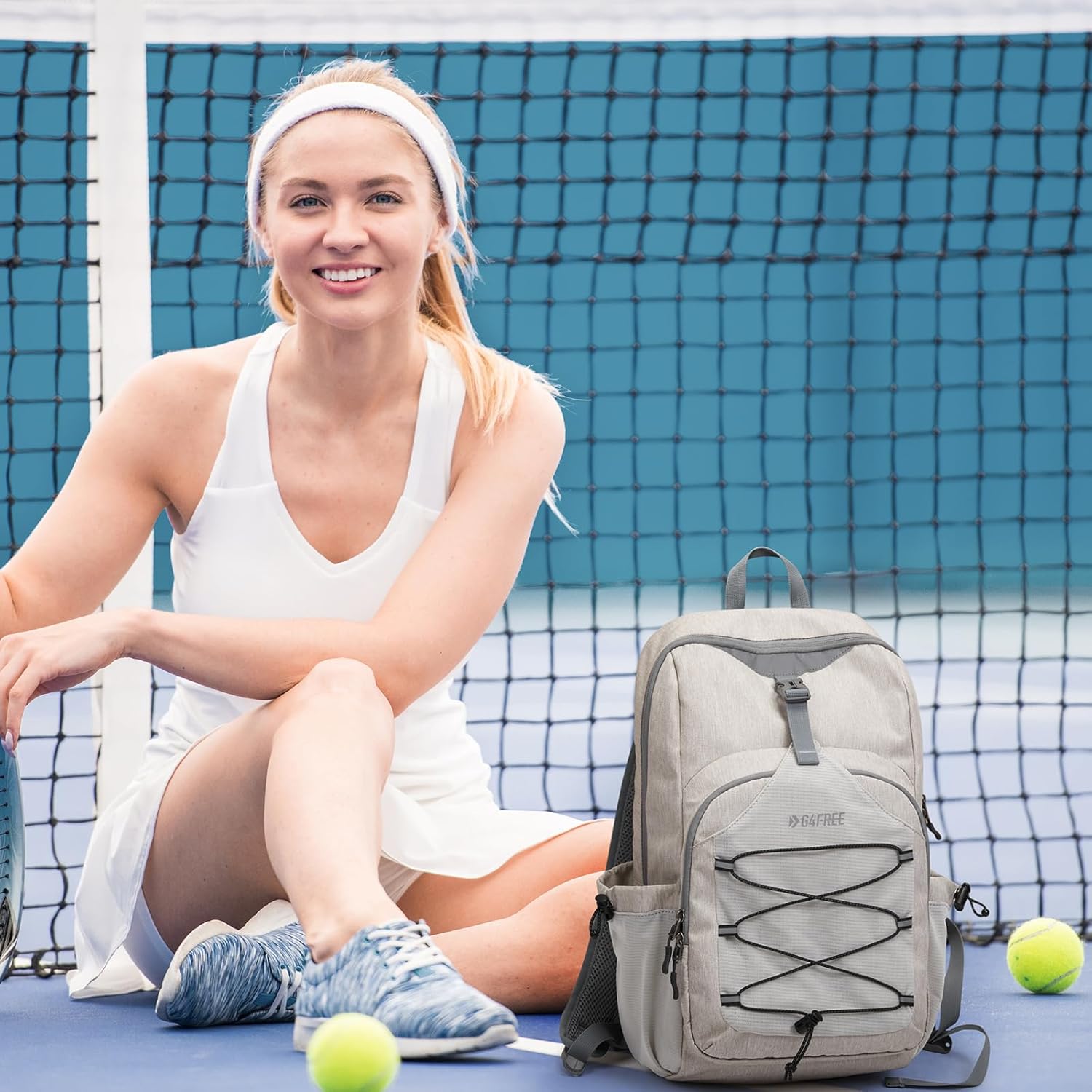 G4Free Bolsa de pickleball para mujeres y hombres, bolsa de pádel p...