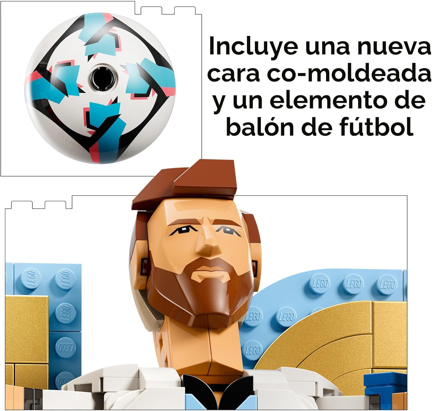 LEGO Editions Lionel Messi - Leyenda del fútbol - Juego de construc...