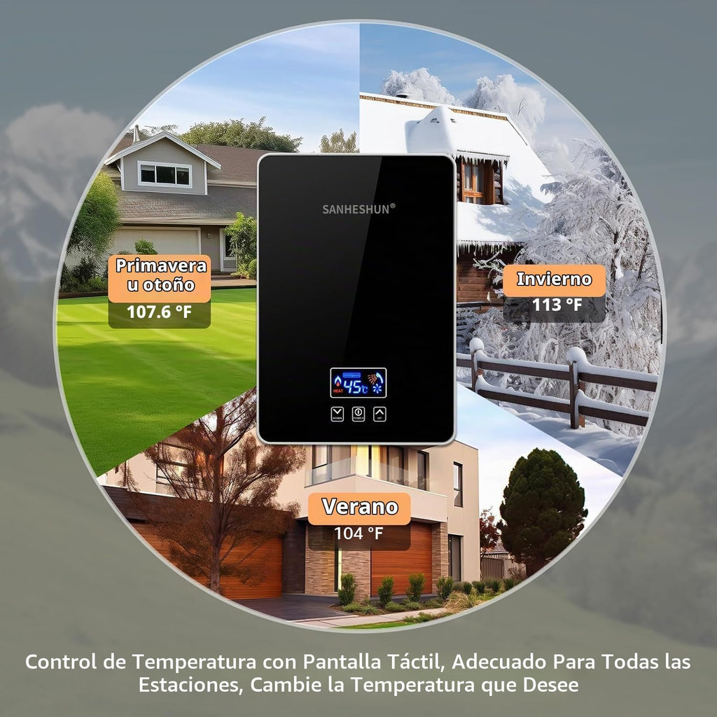 Calentador de agua eléctrico sin tanque, calentador de agua instant...
