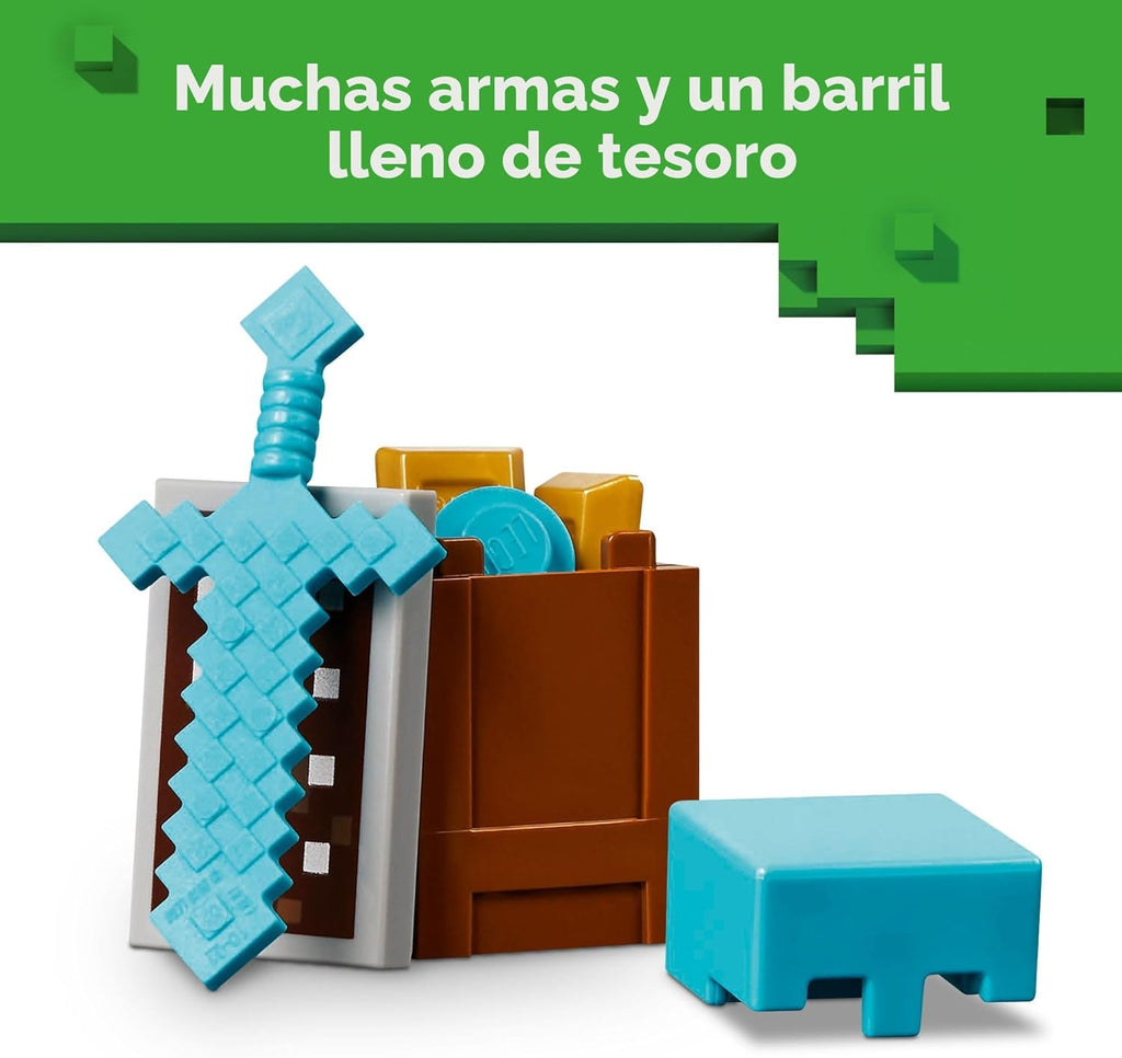 LEGO Minecraft The Illager Desert Patrol Figuras de juguete y juego...