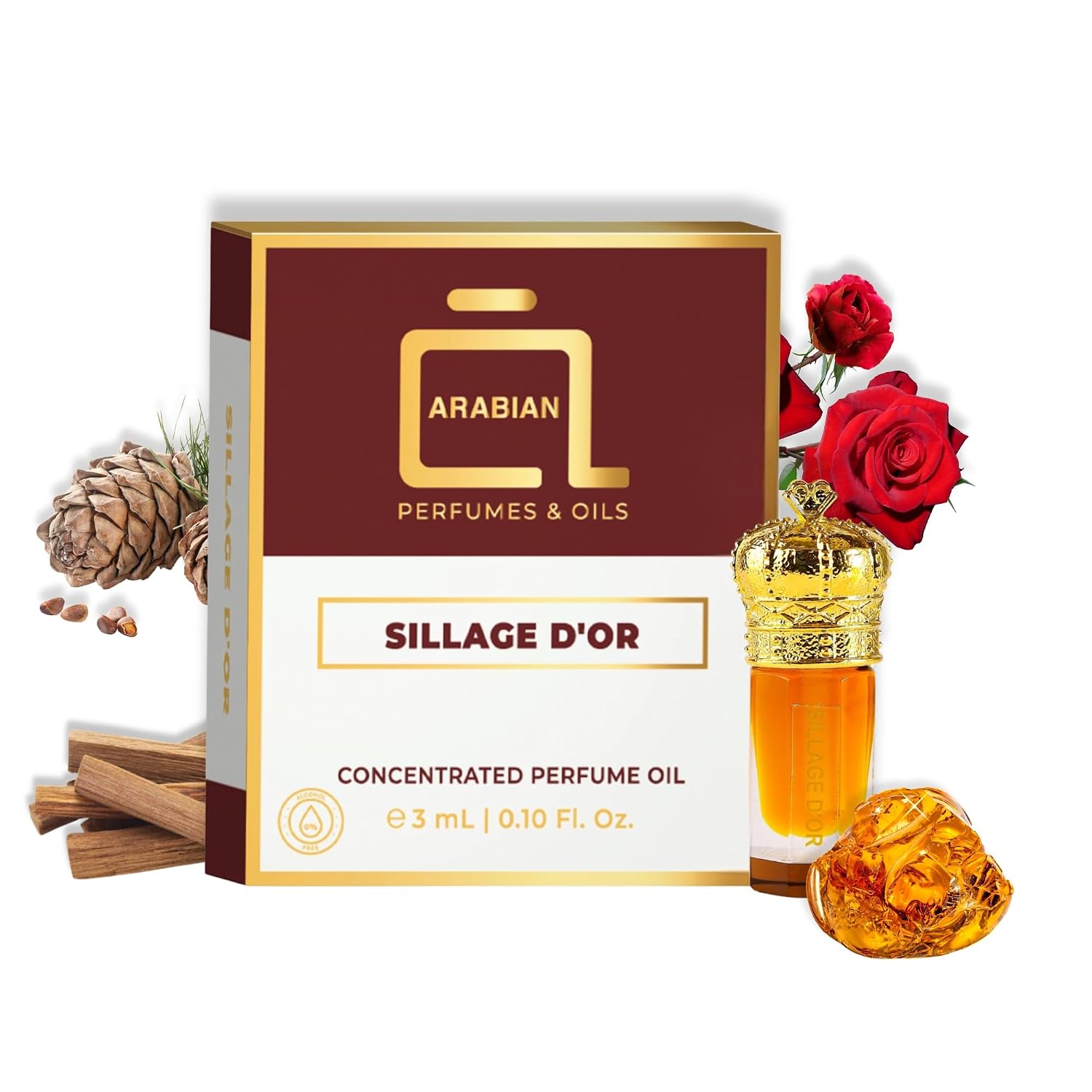 ARABIAN PERFUMES &amp; OILS Aceite de perfume Sillage D'or \u20...