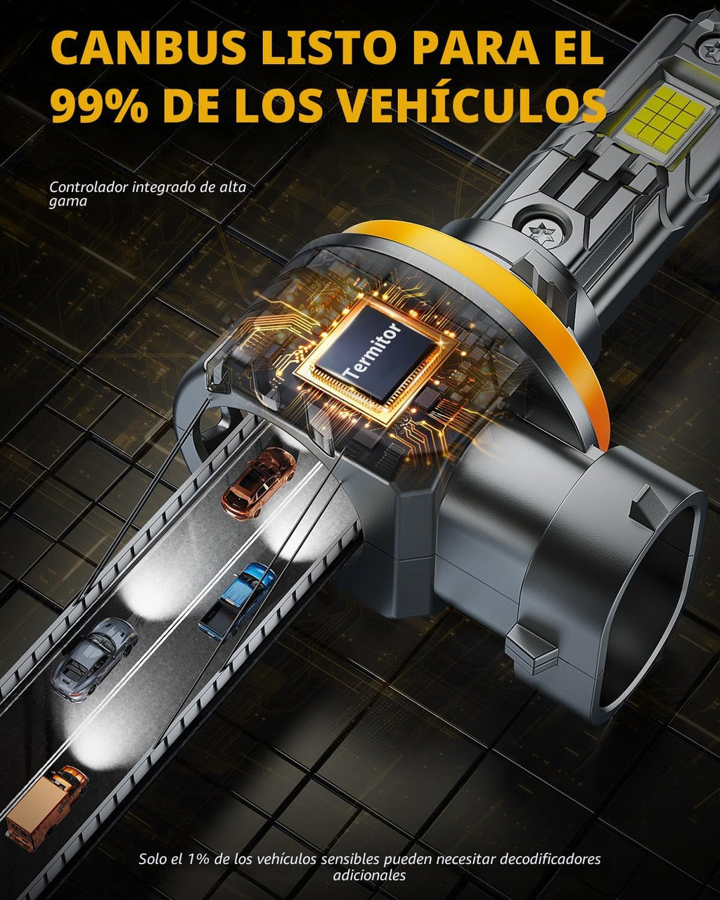 Termitor Bombillas antiniebla para faros delanteros H11\/H8\/H9, br...