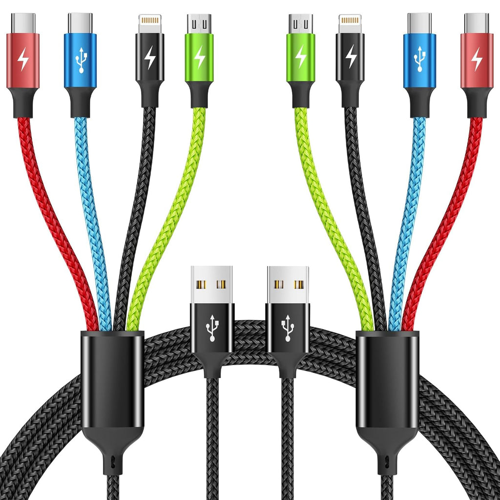 Firsting Travel Essentials - Cable de carga múltiple [2 unidades de...