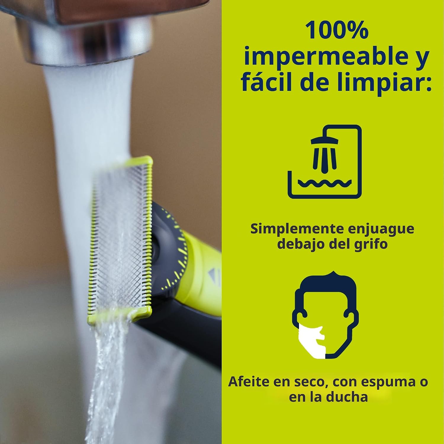 Philips Norelco OneBlade 360 con conectividad recortadora y afeitad...