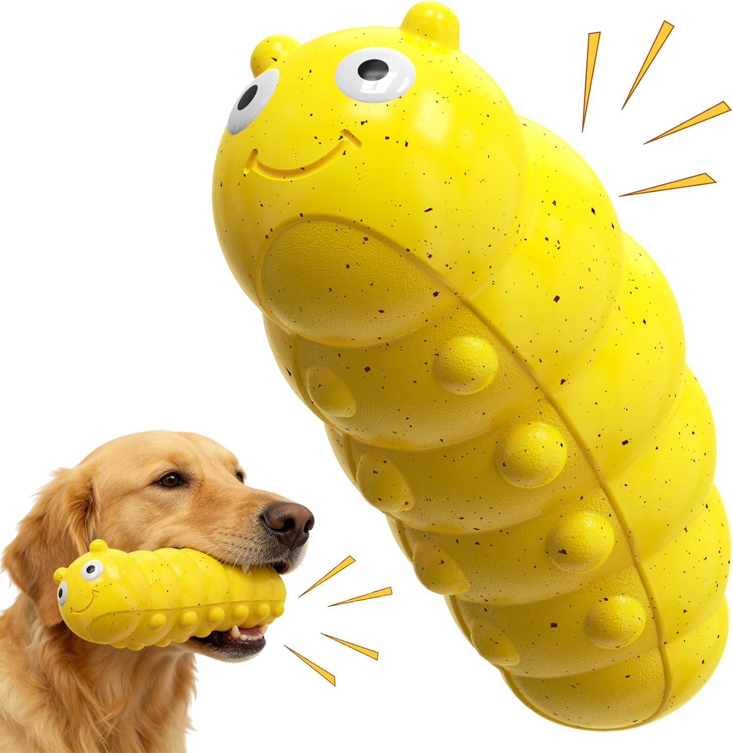 Whiskopia Juguetes masticables resistentes para perros, juguetes ch...