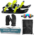 Snow Pro - Juego de mini patines cortos de esquí, patines ajustable...