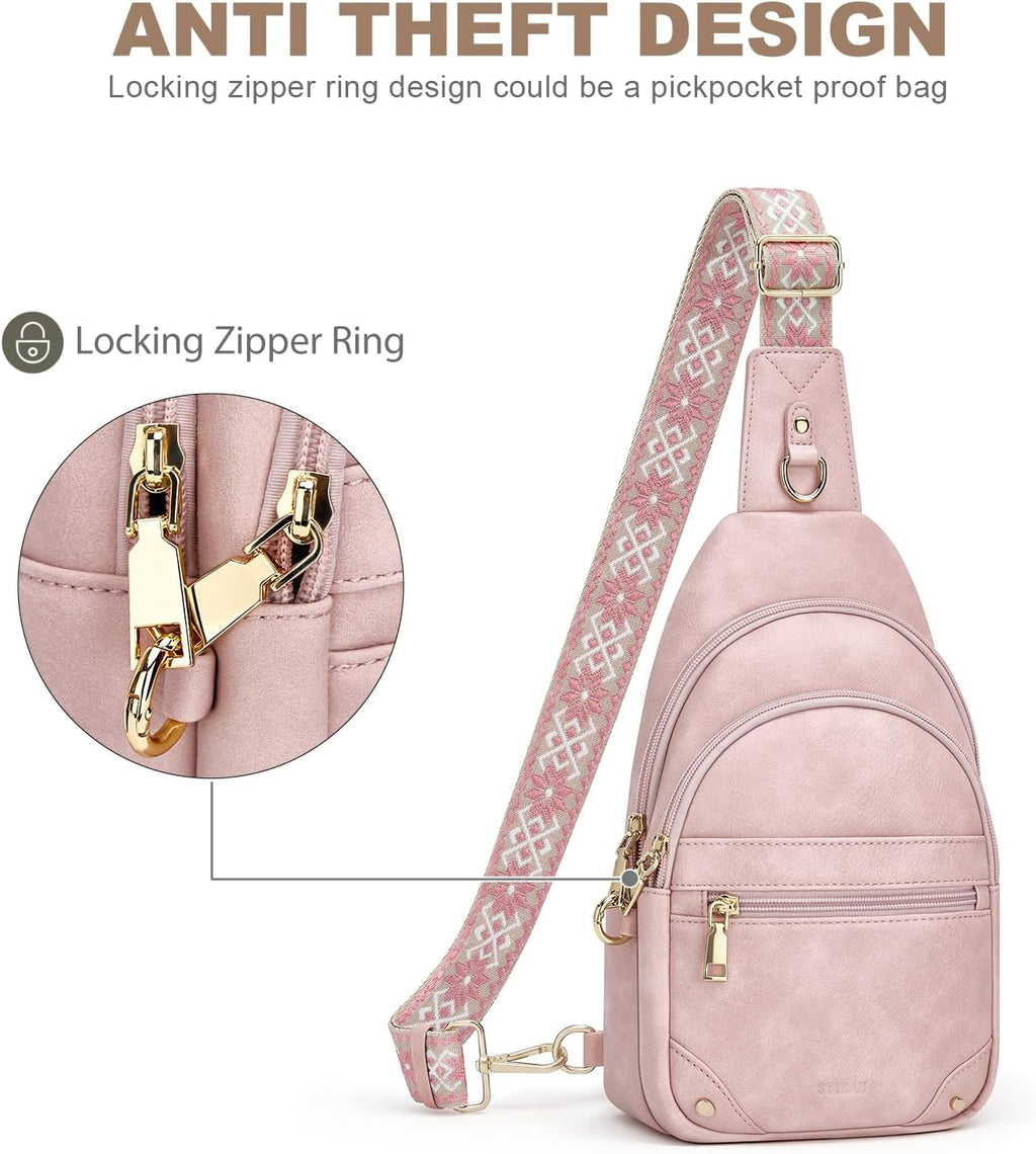 SYTRAH Bolsas cruzadas antirrobo para mujer, bolsa de viaje RFID, b...