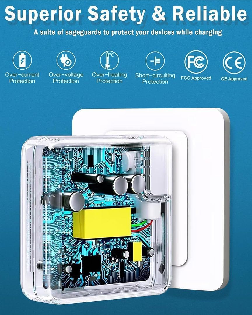 Cargador Mac Book, 100W, USB C, reemplazo para MacBook Pro 16, 15,...