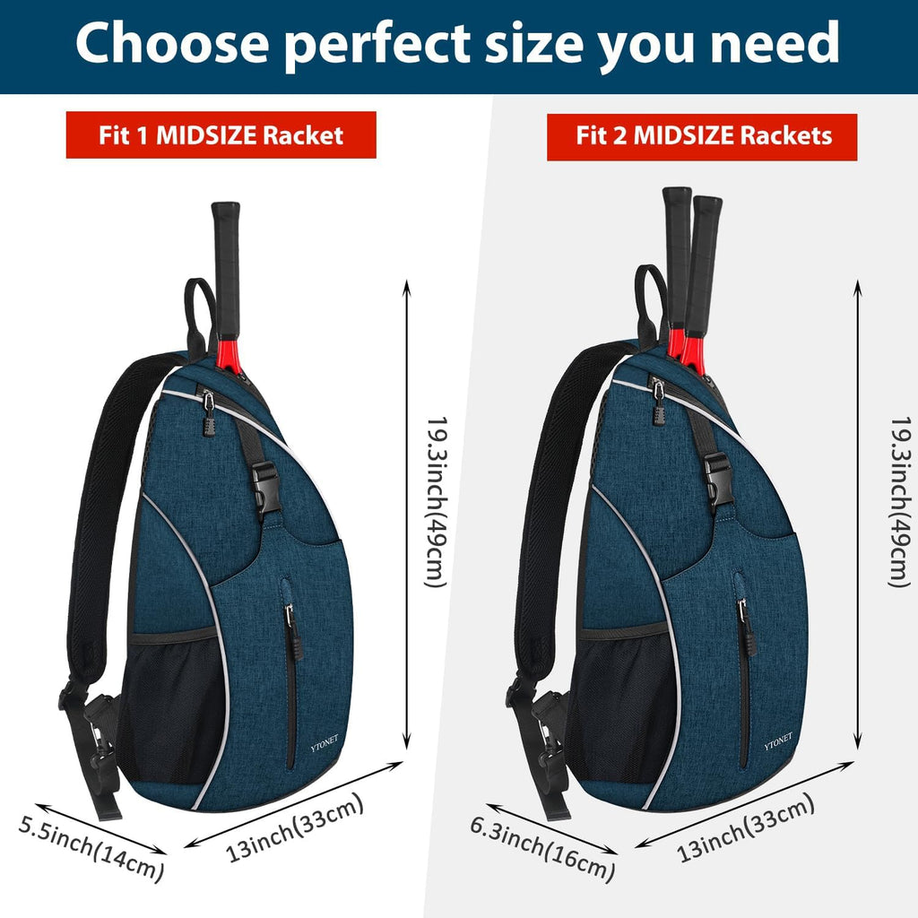 Ytonet - Bolsa de tenis, mochila de tenis para colgarse, bandolera...