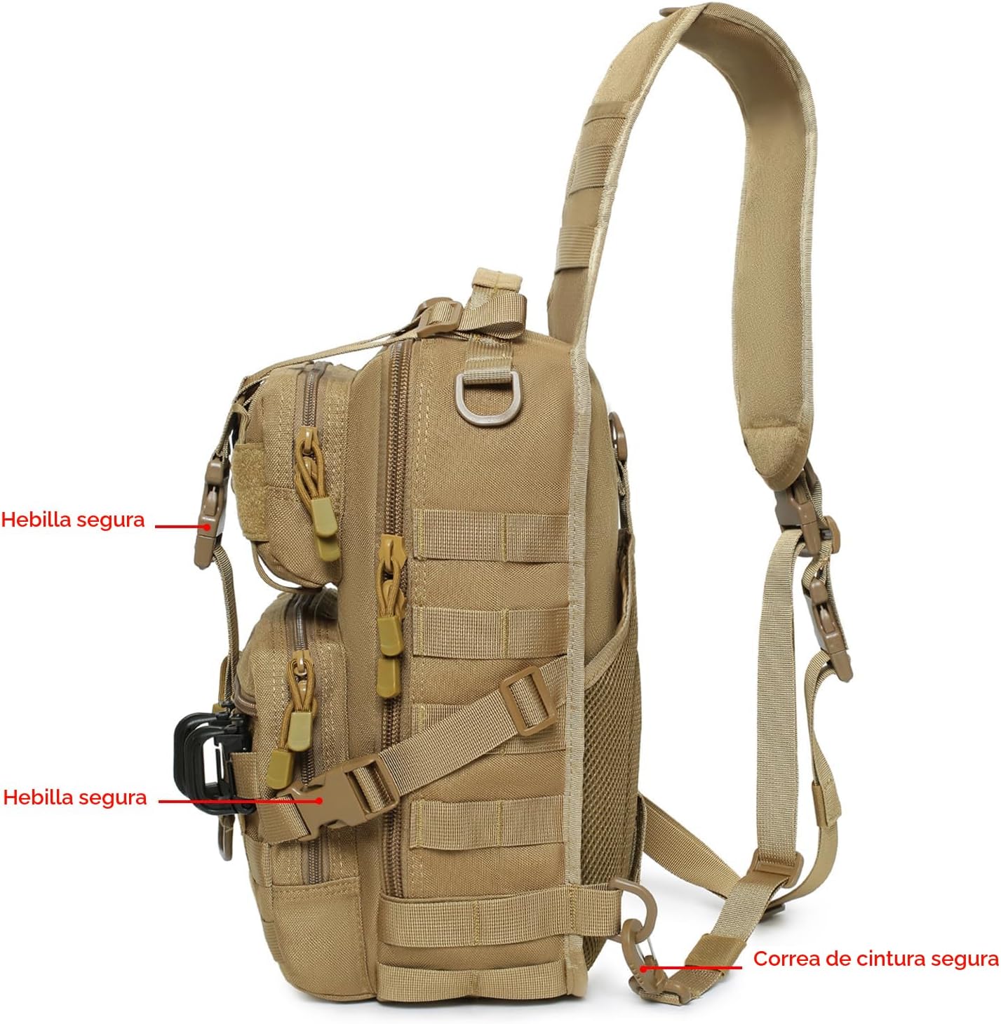 Lemubeane Mochila táctica para el hombro, mochila militar para rove...