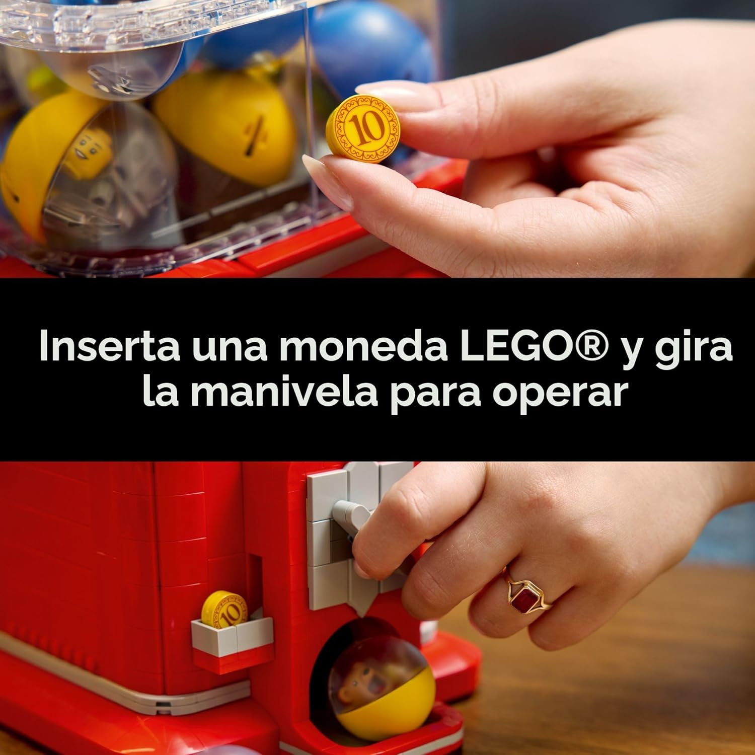 LEGO Ideas Minifigure - Juego de construcción de máquinas expendedo...