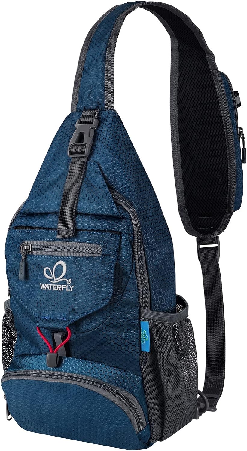 WATERFLY - Mochila compacta tipo bandolera pequeña para el hombro y...