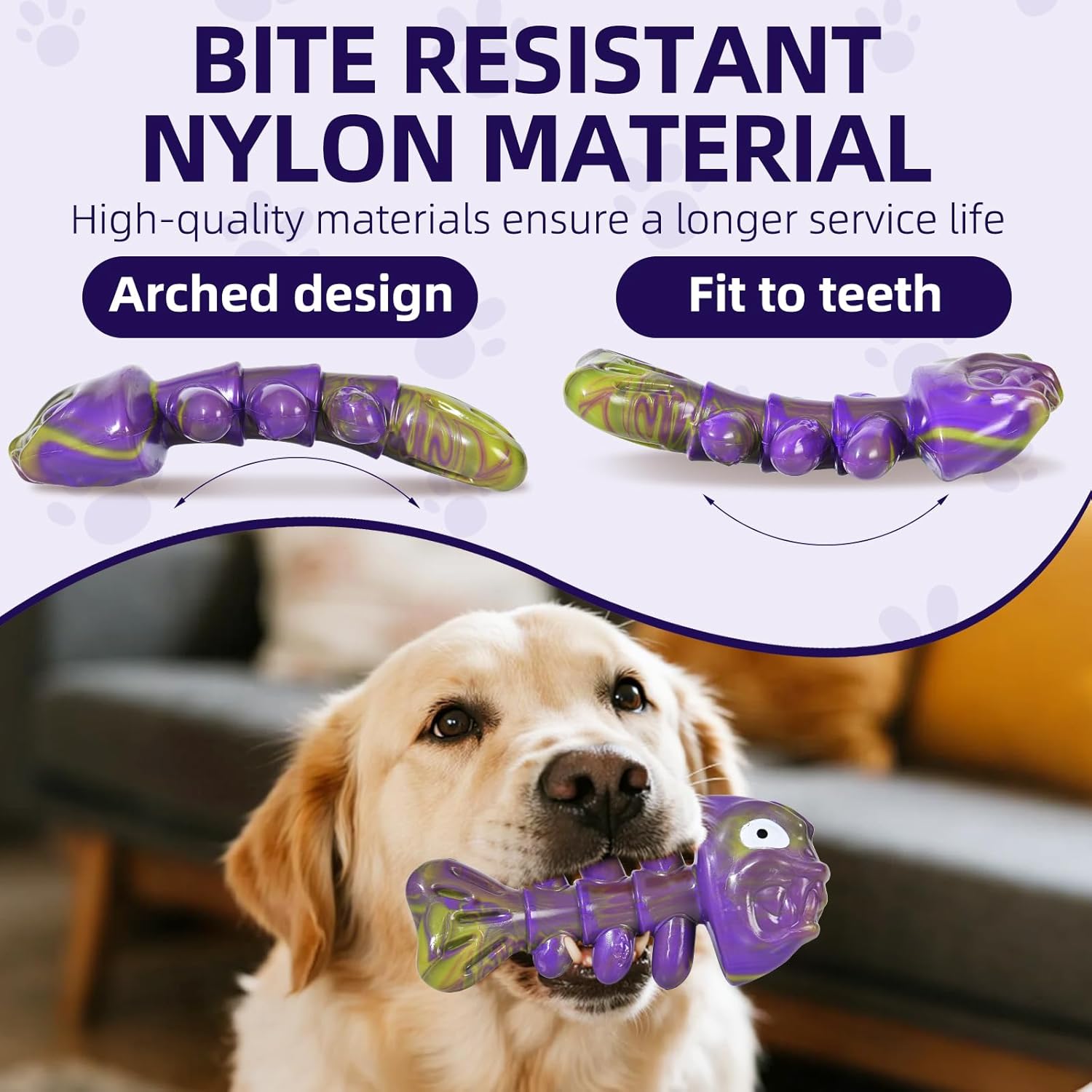 Reexsdfde Juguete masticable para perros, duradero e indestructible...