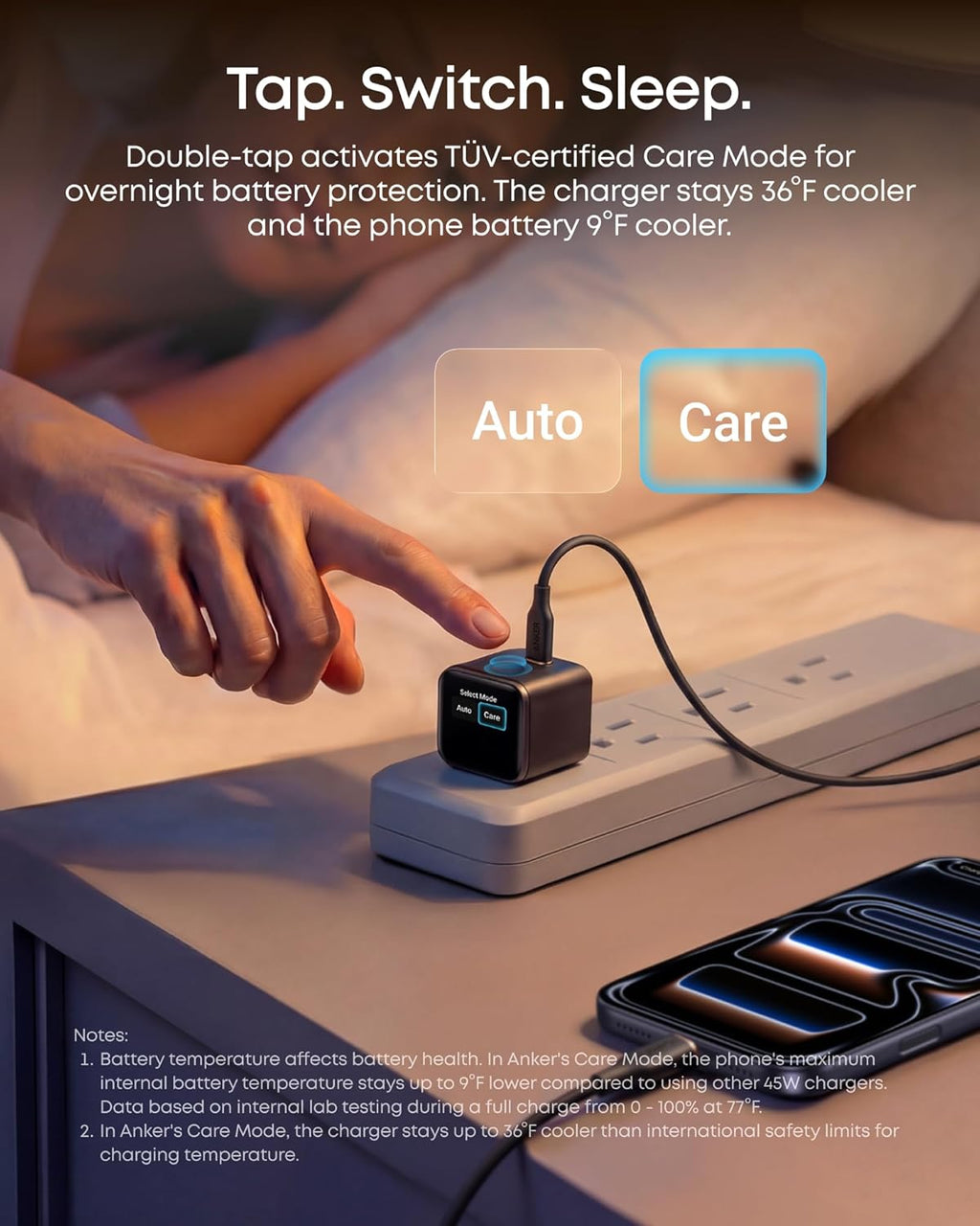 Anker Cargador de pantalla inteligente, bloque de cargador Anker Na...