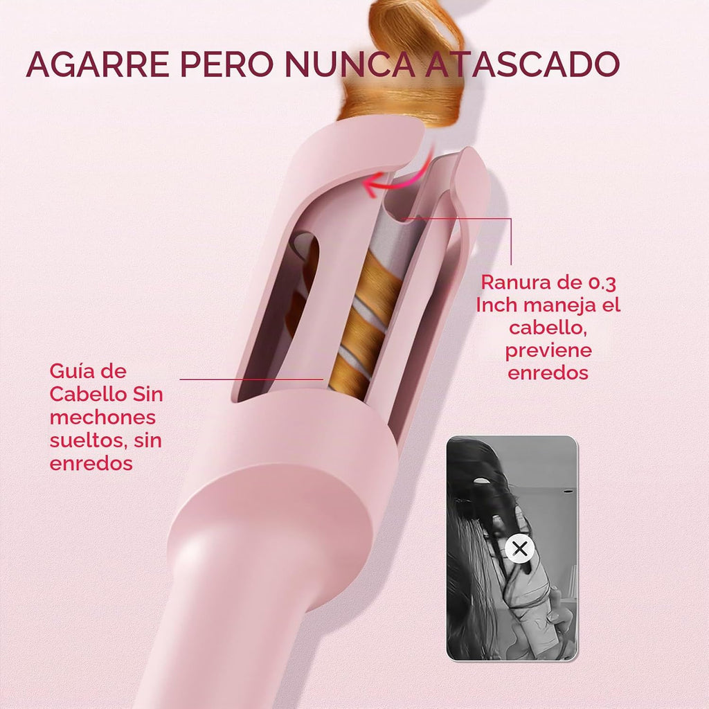 TYMO Rizador Automático Giratorio - TYMO CURLPRO Varita de Rizado p...