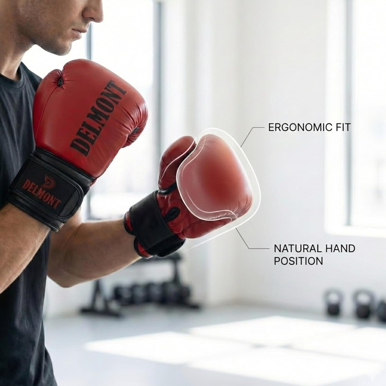 Delmont Guantes de boxeo para hombres y mujeres \u2013 Bolsa pesada...