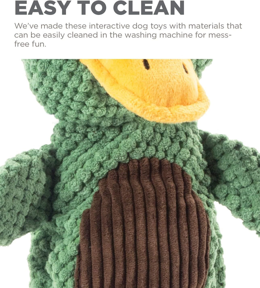 Outward Hound Scrunch Bunch Duck Juguete Interactivo de Peluche con...