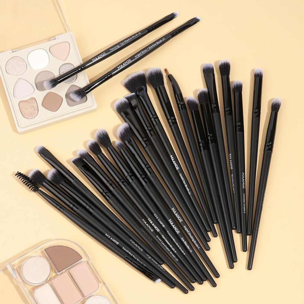 MAANGE Juego de 41 brochas de maquillaje de alta calidad, sintética...