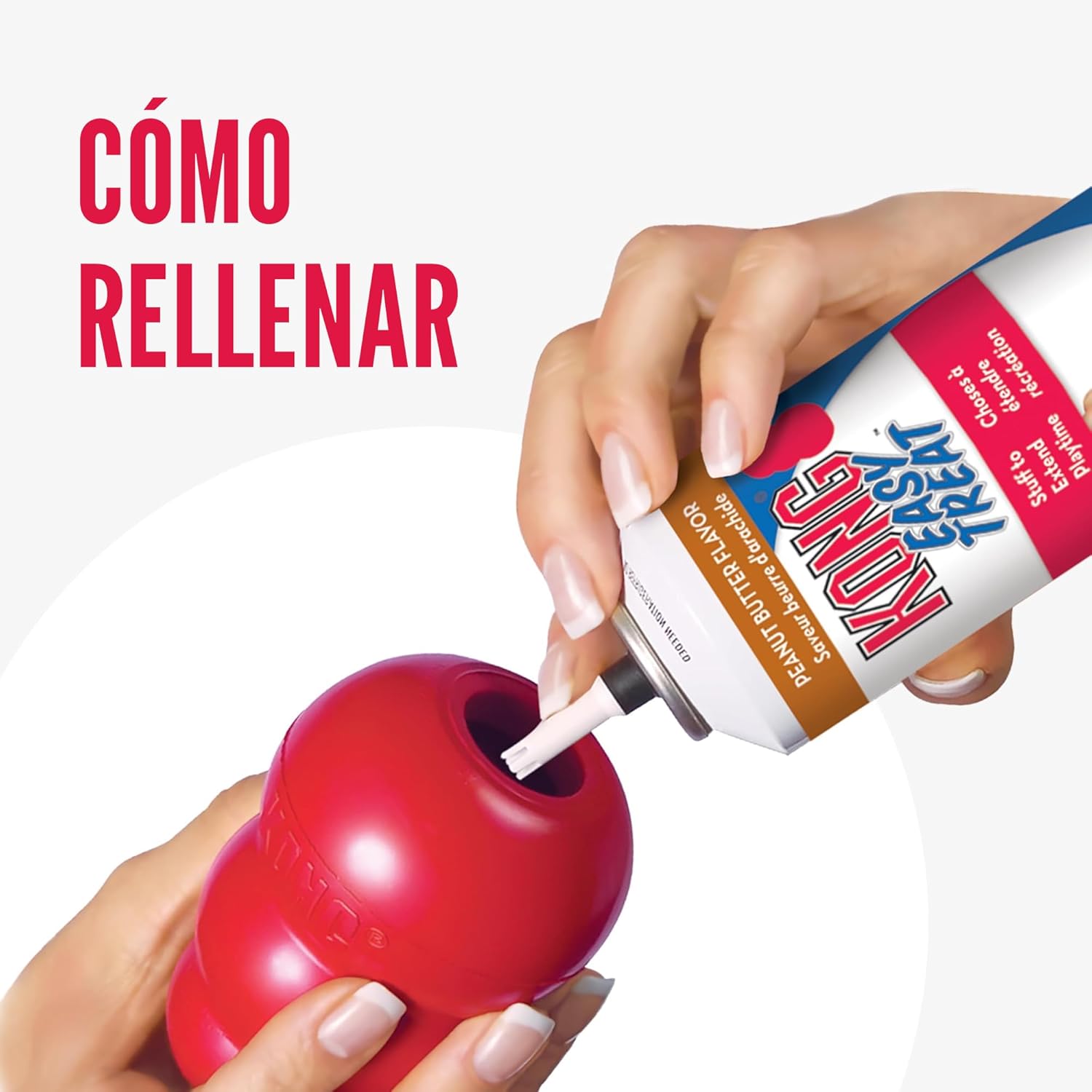 KONG Juguete clásico rellenable para perros - Juguete de búsqueda y...