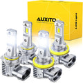 AUXITO Combo de bombillas 9005 h11, kit de conversión de iluminació...