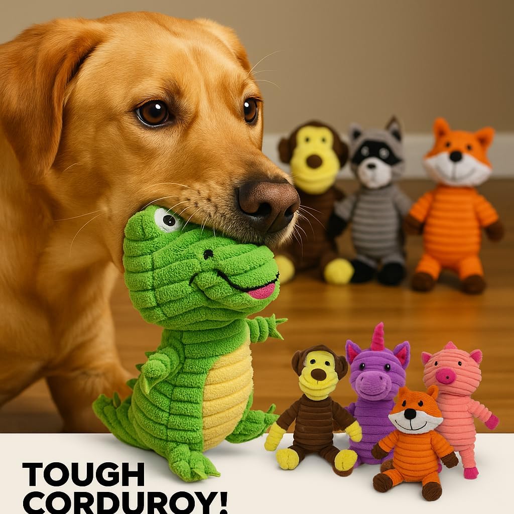 Jalousie Paquete surtido de juguetes de peluche para cachorros y ma...