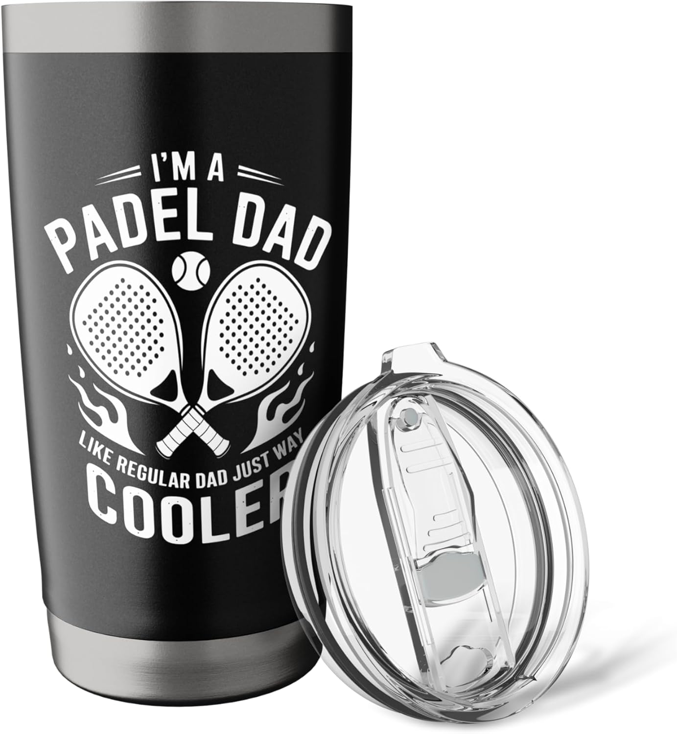 Jugador de pádel de tenis padre, raqueta deportes padel amante papá...