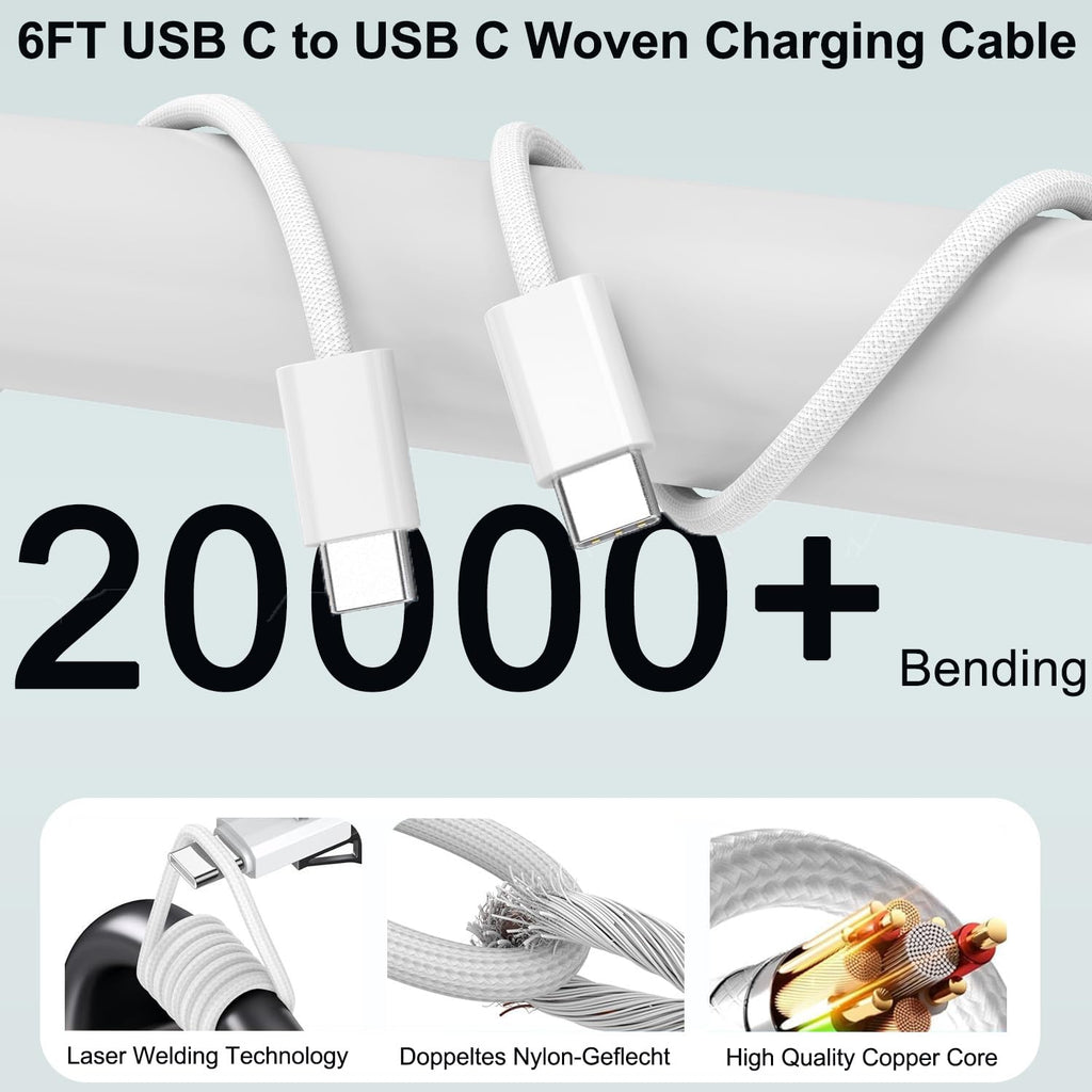 Cargador para iPhone 17, 16, 15, carga rápida, 20 W, tipo C, carga...
