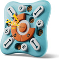 FOXMM Juguetes interactivos de rompecabezas de golosinas para perro...