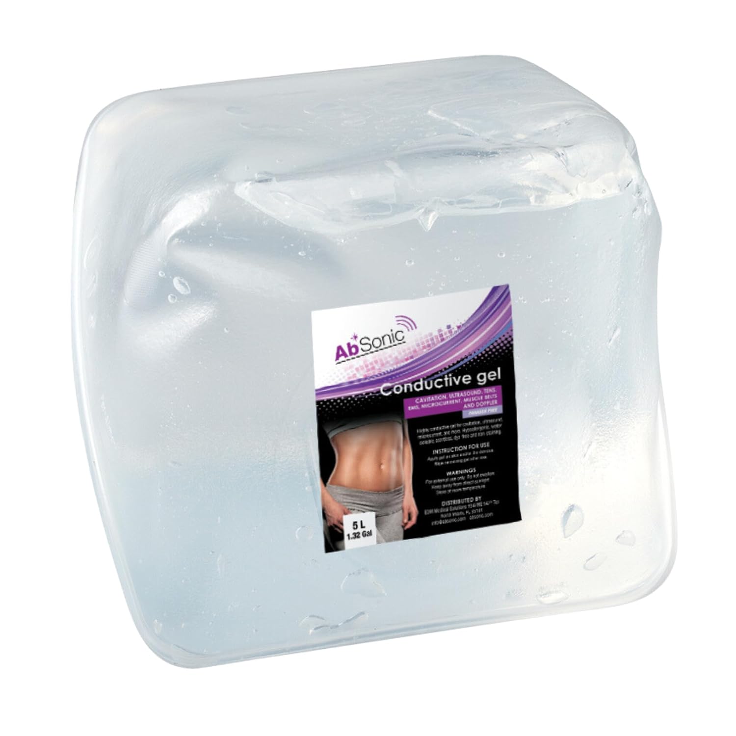 Absonic - Gel conductor para dispositivos de contorno corporal y re...