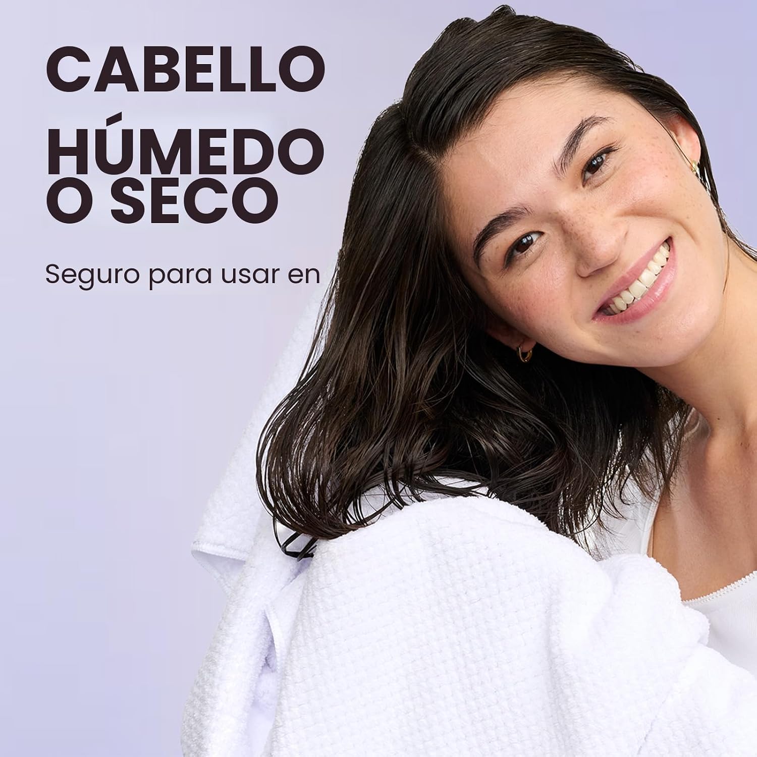 Wavytalk Alisador de pelo de mojado a liso, plancha plana de titani...
