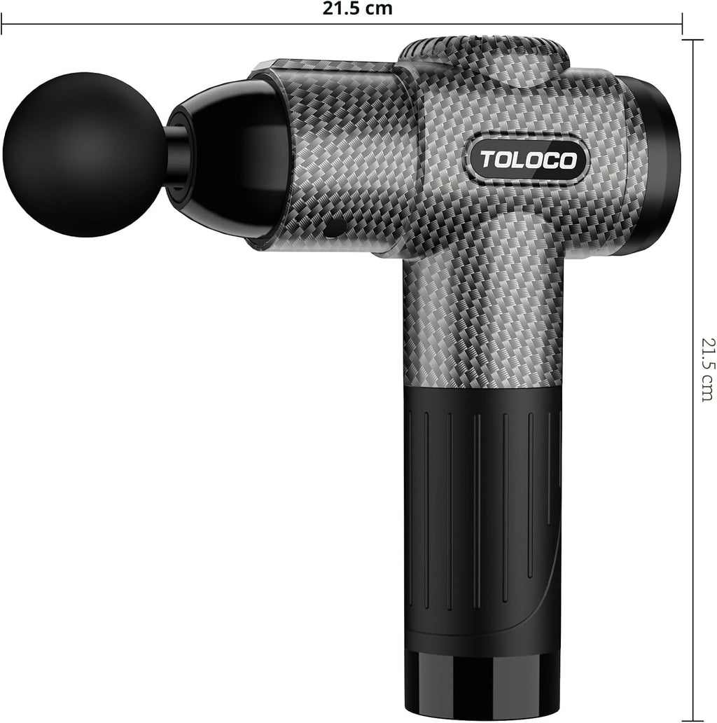 TOLOCO Pistola de masaje, masaje de espalda de tejido profundo para...