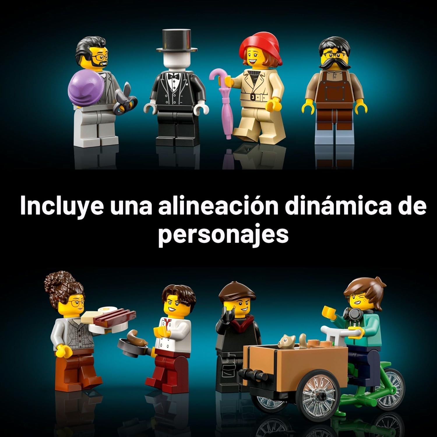 LEGO Icons Set de Construcción de Esquina Tudor para Adultos 18+ -...