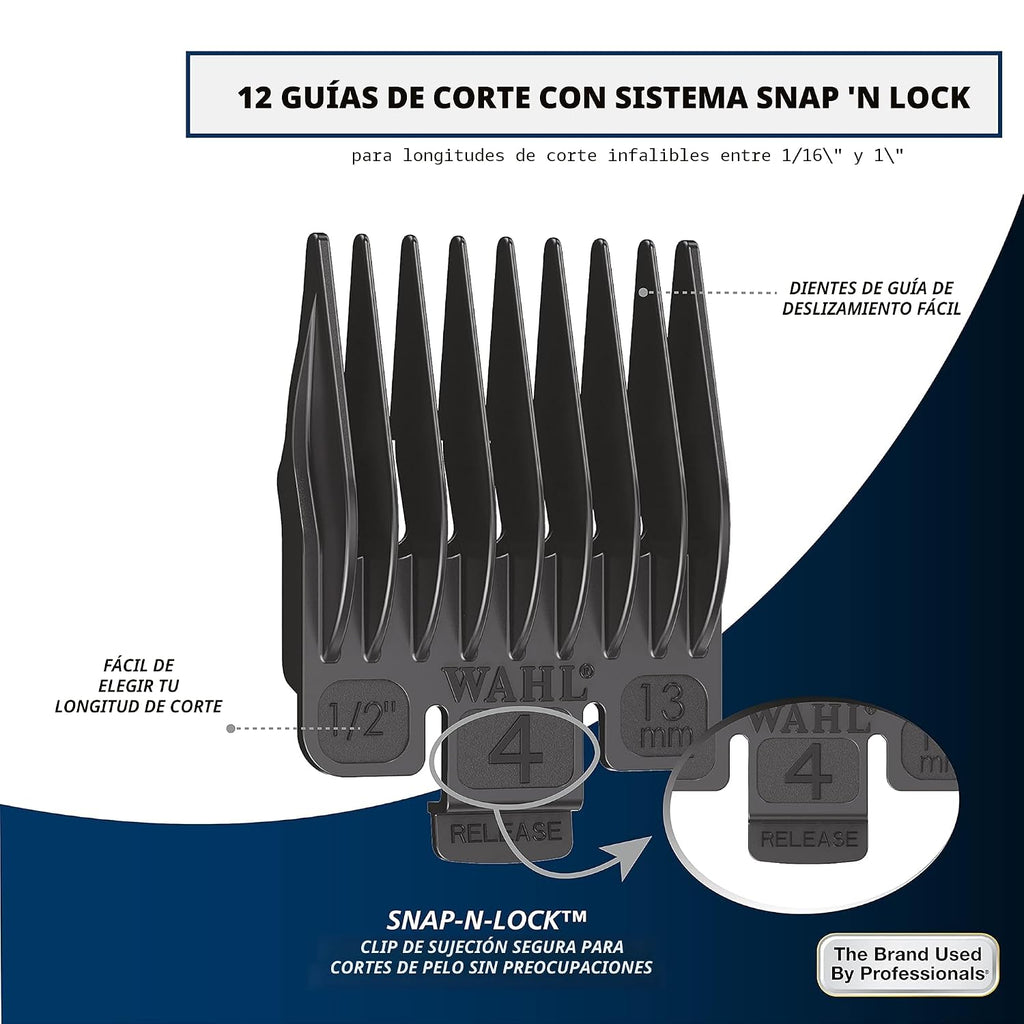 Wahl Cortapelos inalámbricos recargables de iones de litio para hom...